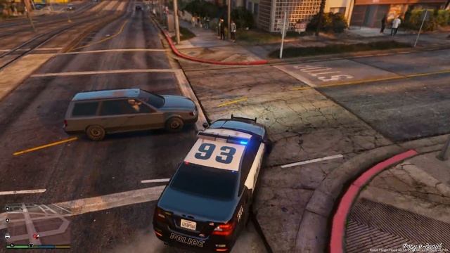 КАК СПАСТИ ? ПОЛИЦИЯ В ГТА 5 как в Майнкрафт в Реальной жизни Видео Для детей Мультик Дети Minecraf смотреть онлайн