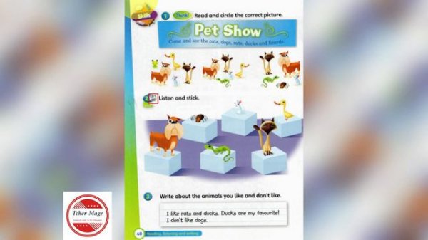 Super Minds 1 Unit 3 Pet Show page 40 (AUDIO)