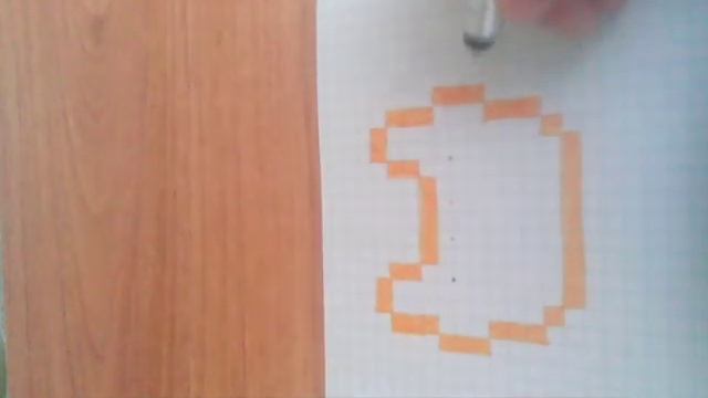 как нарисовать котика по клеточкам смотреть онлайн