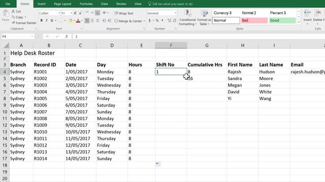 Practice Video: Fill Handle - Excel Skills for Business: Essentials смотреть онлайн