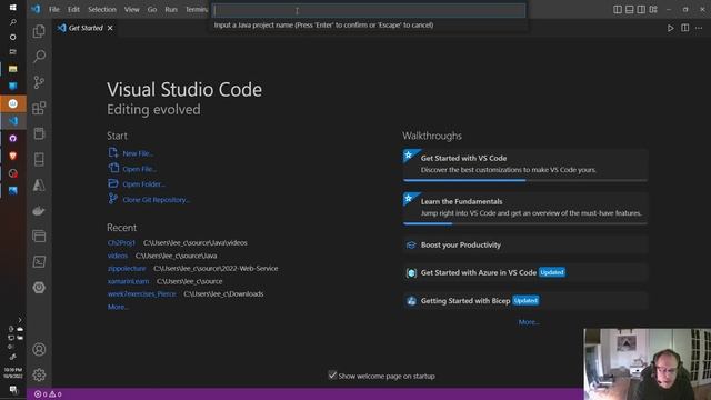 Java Create Project in Visual Studio Code смотреть онлайн