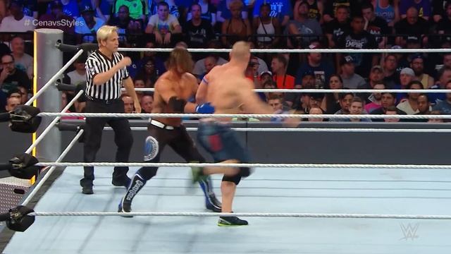 FULL MATCH - John Cena Vs. AJ Styles： SummerSlam 2016 (1)