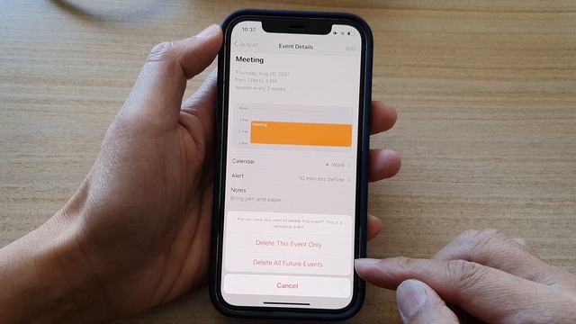 iPhone 12: How to Delete a Recurring/Repeating Event in the Calendar App смотреть онлайн