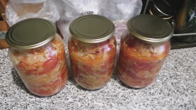 Улётный салат на зиму из капусты, он станет вашим фаворитом, капусту больше не квашу ! смотреть онлайн