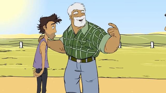 Притча про блудного сина ч.2 Євангеліє від Луки 15:20-24 Христинський мультфільм для дітей про Ісус смотреть онлайн