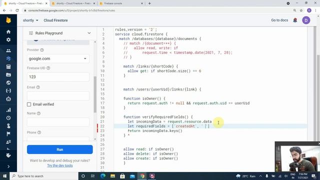 Link Shortener React App - Part 50 | Bit.ly Clone (Firebase) | Firebase Security rules смотреть онлайн
