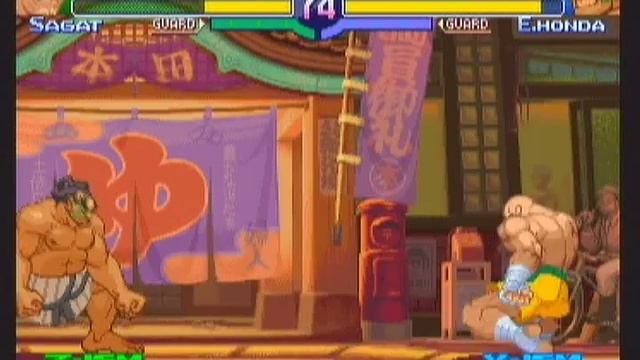 Street Fighter Zero 3. Sega Saturn gameplay смотреть онлайн