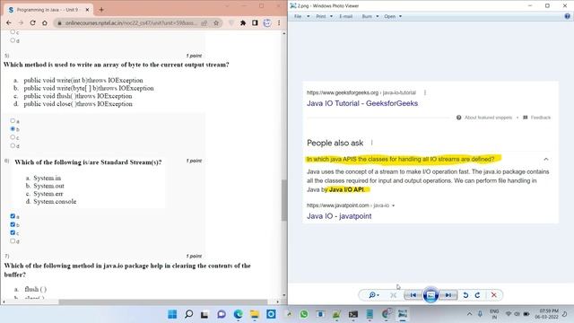 NPTEL Programming in Java Week 7 Quiz answers with detailed proof of each answer смотреть онлайн