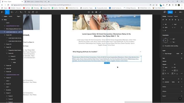 Figma : Fashion Shop Design Using Figma Step By Step + Responsive + Auto Layout | Part 2 смотреть онлайн