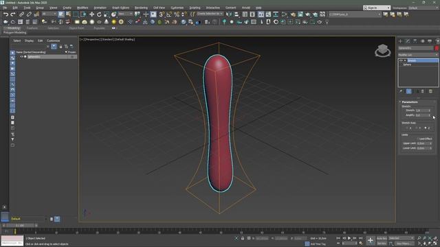 Підручник 3ds Max. Урок №51. Модифікатор Stretch (Розтяг) смотреть онлайн
