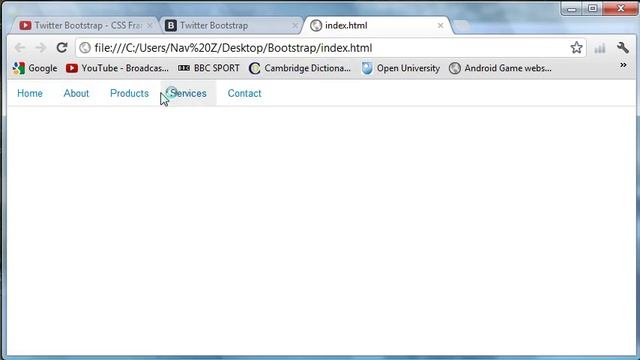 Twitter Bootstrap Tutorial 6 - Vertical Navigation Bar смотреть онлайн
