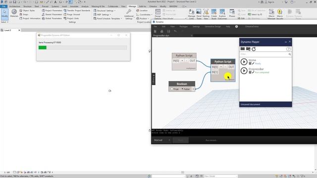 ProgressBar - Dynamo API Python | Revit 2023 смотреть онлайн