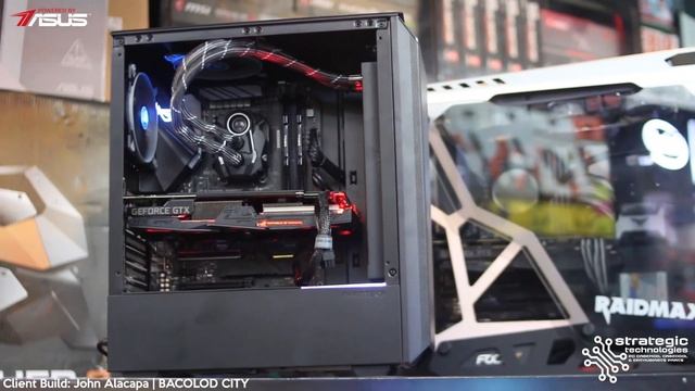 FULL BUILD PHANTEKS P300A, Arctic Liquid Freezer II 240, Bionex P120 Fans and ASUS ROG components смотреть онлайн