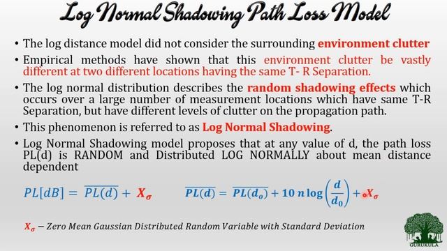 Log Distance model and Log Normal Shadowing | Wireless Communication смотреть онлайн