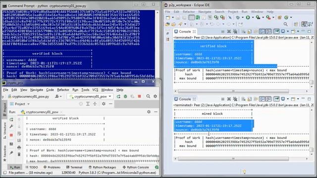 Cryptocurrency 01 (public version) - Python + Proof of Work (PoW) + P2P смотреть онлайн