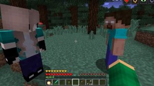 Майнкрафт, но РИКОЛИТА ПРИЮТИЛА СЕМЬЯ ХЕРОБРИНА! | Риколит Minecraft