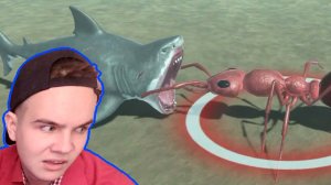 Мегалодон против Великий Муравей | Animal Revolt Battle Simulator