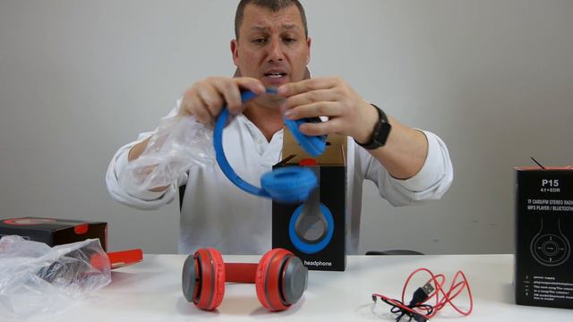 Ecouteur Sans fil P15 Pliable avec Microphone Bluetooth Fm Radio Francais Review ThinkUnBoxing смотреть онлайн