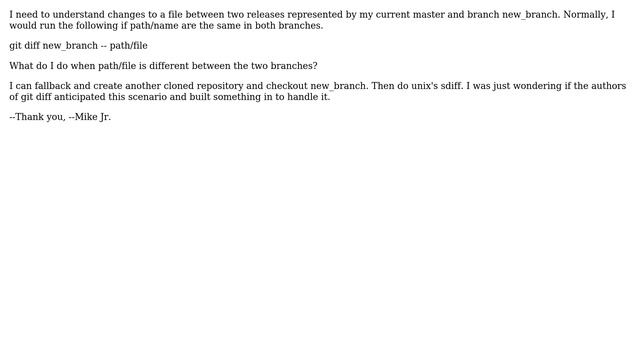 DevOps & SysAdmins: git diff between two branches when the path has changed смотреть онлайн