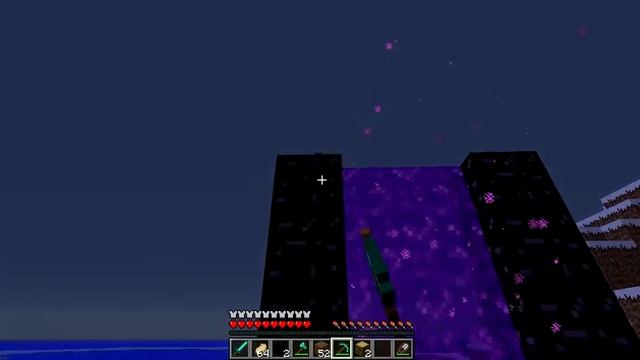 minecraft решил сломать портал в ад а тут.... смотреть онлайн