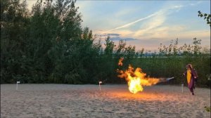 Простой газовый огнемёт.