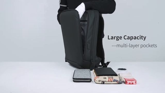 MR9008 MARK RYDEN Hard Shell Backpack Slim Casual Daypack смотреть онлайн