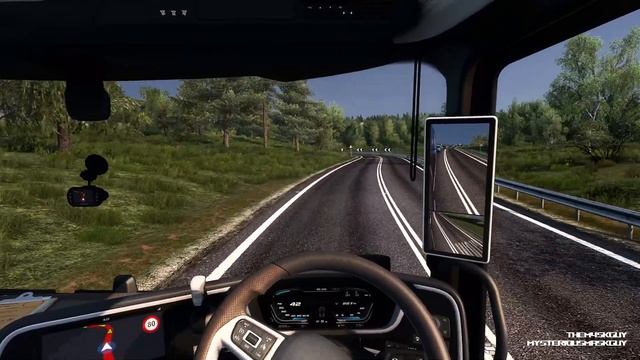 Euro Truck Simulator 2 - DAF XG+ - Edinburgh to Oban - Zeemod MX13 смотреть онлайн