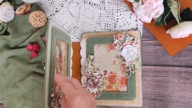Скрапбукинг/ Видеообзор фотопапки/ Чипборд смотреть онлайн