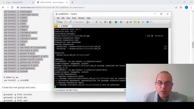 Oracle prerequisites to install Database 19c on Linux 7.9 - Part 2/2 - Arabic смотреть онлайн
