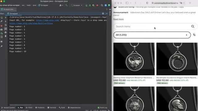 Etsy Product Data with Java and Jsoup смотреть онлайн