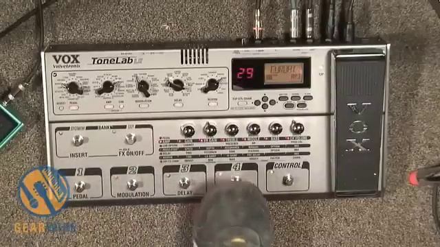 VOX ToneLab LE Multieffects Pedal Demonstration, Part One