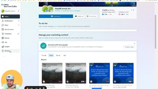 Find Your Leads Center in Facebook Meta смотреть онлайн