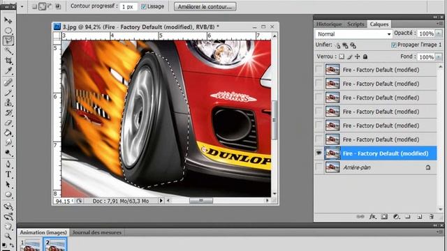 Tuto Photoshop filtre Alien Skin Eye Candy Flammes смотреть онлайн