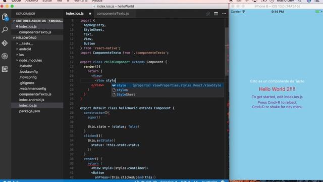 React Native - Parte 3: Props y State смотреть онлайн