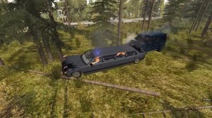 БАНДИТСКИЙ ГОРОД! КОРТЕЖ ПРЕЗИДЕНТА ЗАЕХАЛ В ОПАСНЫЙ РАЙОН | BeamNG.drive