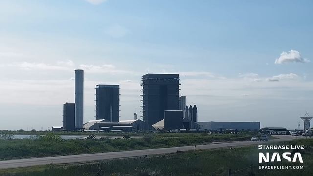 Booster 9 Rolls Out With All New Design | SpaceX Boca Chica смотреть онлайн