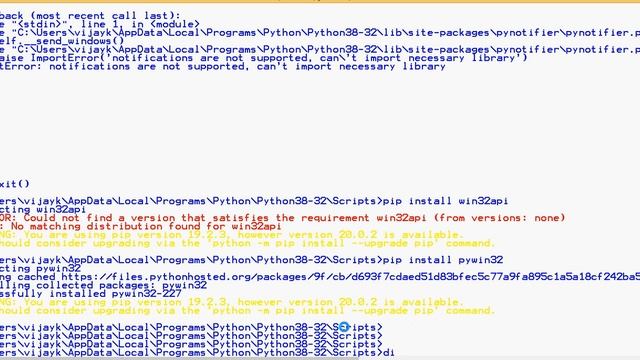 No Module Named Found win32api | SOLVED | Steps to solve this error смотреть онлайн