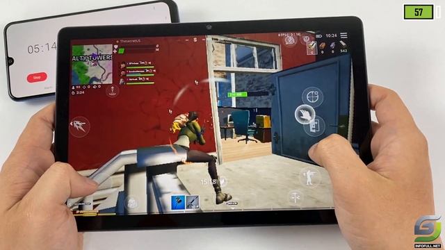 Huawei MatePad T 10s (Kirin 710A) Fortnite Gameplay