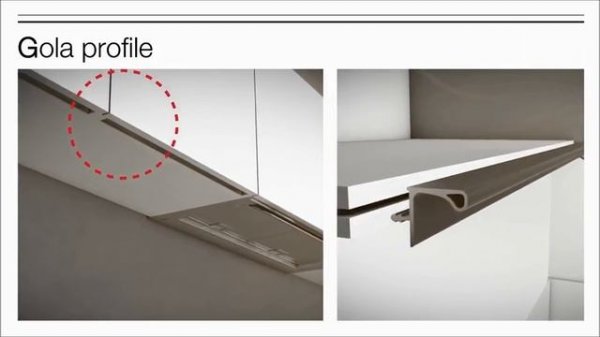 Система профилей для мебели без ручек Gola Profile