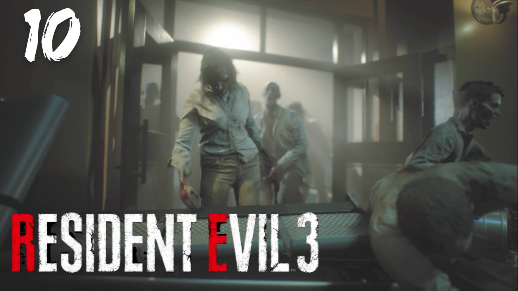 Отбиваюсь от толпы зомби, боеприпасы на пределе ➤Resident Evil 3 Remake "Часть 10" смотреть онлайн