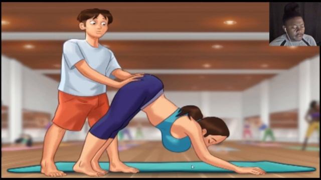 SUMMERTIME SAGA Anna Butt Yoga Training Bad Mind Adult game Only 18+ смотреть онлайн