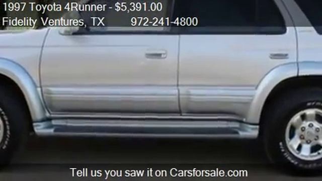 1997 Toyota 4Runner Limited 4dr SUV for sale in Dallas, TX 7 смотреть онлайн