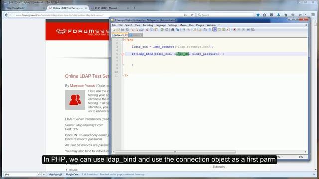 PHP LDAP Tutorial Part 1 - Connect to LDAP Server смотреть онлайн