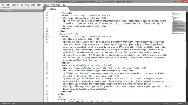 Kurs Bootstrap 3 - responsywne strony: Push Pull - dynamiczna zmiana kolejności kolumn смотреть онлайн
