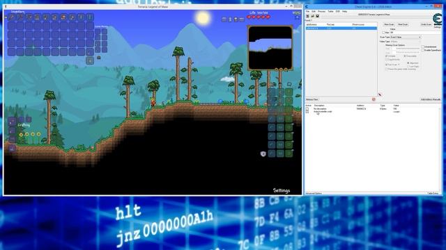 Terraria 1.3 Cheats: Infinite Health + More! (Cheat Engine 6.4 Tutorial) смотреть онлайн