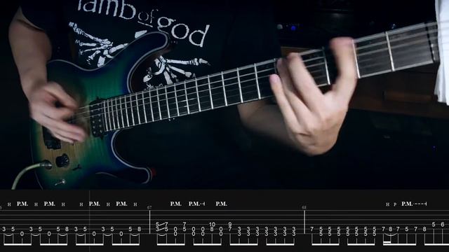 Lamb of god - Checkmate guitar cover【TAB】 смотреть онлайн