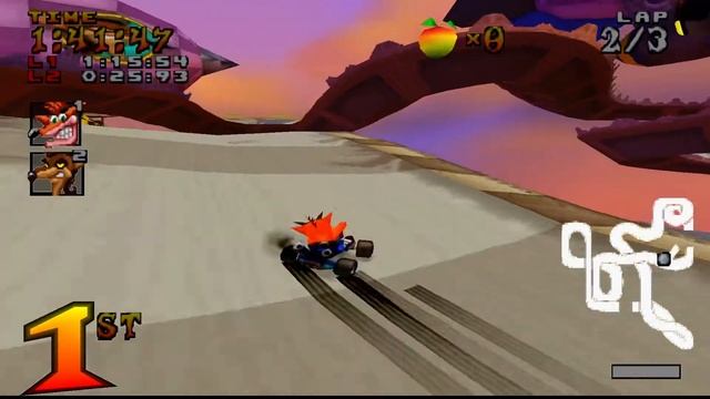 CTR (PS1) - Pinstripe's Challenge смотреть онлайн