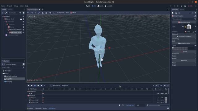Godot Quick Tip - How to attach weapons and armor to a character смотреть онлайн