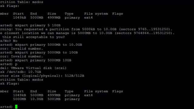 Using Parted command in Linux| www.cloudscoop.net смотреть онлайн