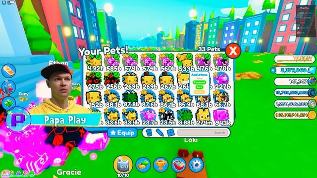 Открыл все локации в Pet Simulator X